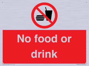 PV5356: No food or drink