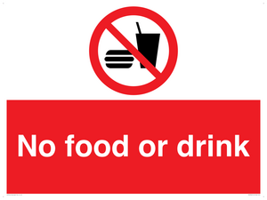 PV5356: No food or drink