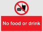 PV5356: No food or drink