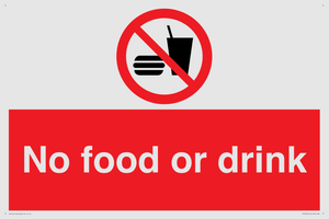 PV5356: No food or drink