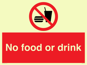 PV5356: No food or drink