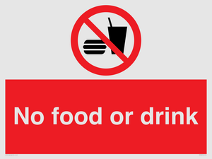PV5356: No food or drink