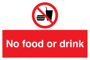 PV5356: No food or drink