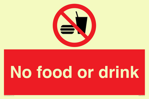 PV5356: No food or drink