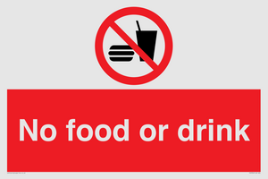 PV5356: No food or drink