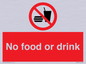 PV5356: No food or drink