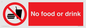 PV5356: No food or drink