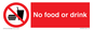 PV5356: No food or drink