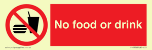 PV5356: No food or drink