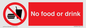 PV5356: No food or drink