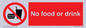 PV5356: No food or drink