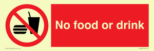 PV5356: No food or drink