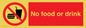 PV5356: No food or drink