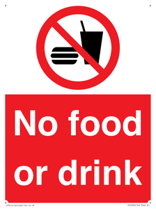 PV5356: No food or drink