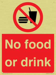 PV5356: No food or drink