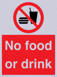 PV5356: No food or drink