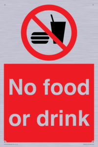 PV5356: No food or drink