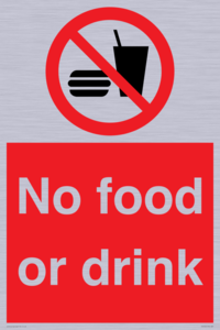 PV5356: No food or drink