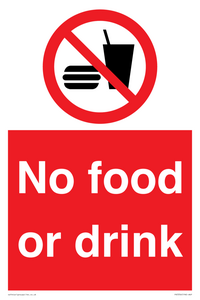 PV5356: No food or drink