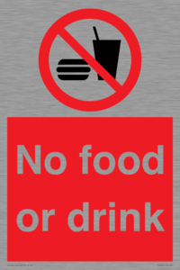PV5356: No food or drink