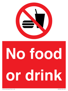 PV5356: No food or drink