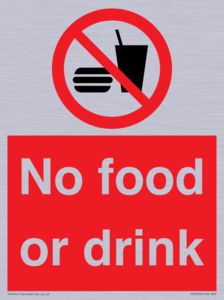 PV5356: No food or drink