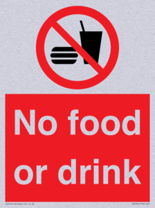 PV5356: No food or drink