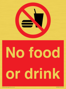 PV5356: No food or drink