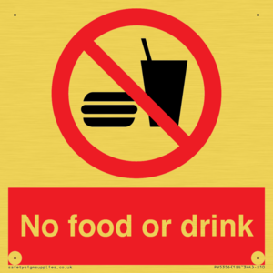 PV5356: No food or drink