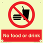 PV5356: No food or drink