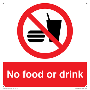PV5356: No food or drink