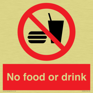 PV5356: No food or drink