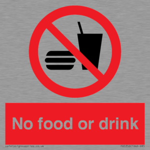 PV5356: No food or drink