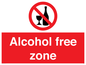 PV5392: Alcohol free zone