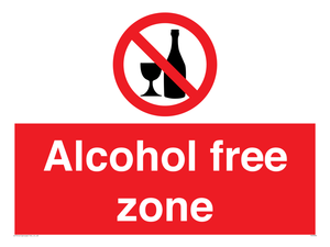PV5392: Alcohol free zone