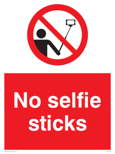 PV5433: No selfie sticks