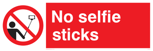 PV5433: No selfie sticks