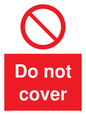 PV5507: Do not cover