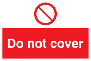 PV5507: Do not cover