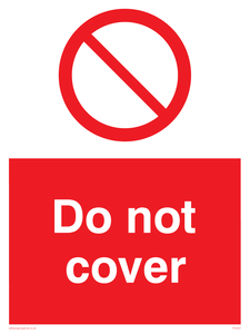 PV5507: Do not cover