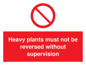 PV5575: Heavy plants must not be reversed