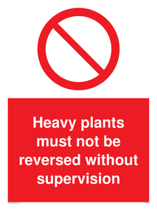 PV5575: Heavy plants must not be reversed