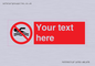 PV5596: Custom No swimming prohibition Sign