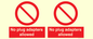 PV5702: No plug adapters allowed Prohibition Sign