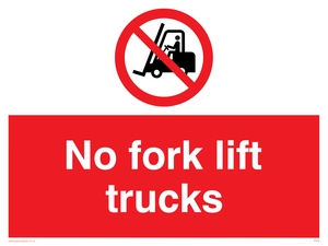PV58: no fork lift trucks