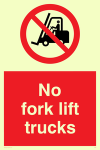 PV58: no fork lift trucks