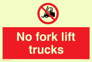 PV58: no fork lift trucks