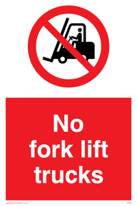 PV58: no fork lift trucks