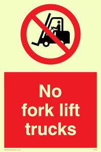 PV58: no fork lift trucks