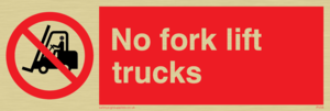 PV58: no fork lift trucks